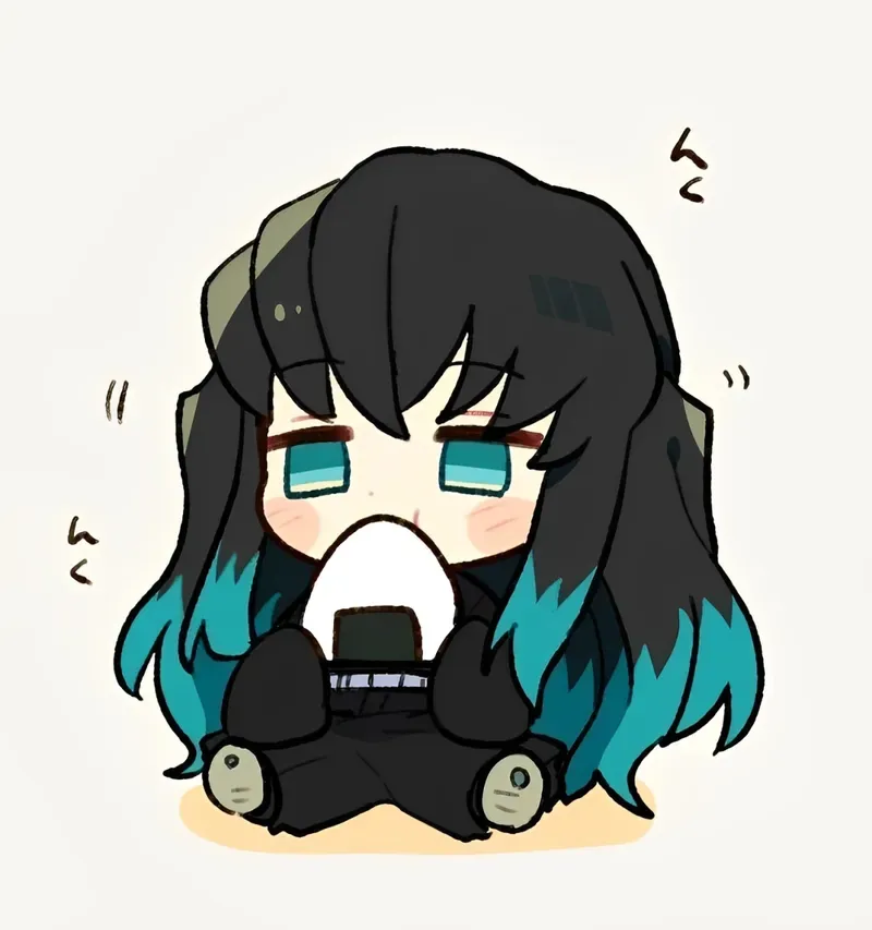 Bộ sưu tập Muichiro chibi siêu cute cho fan anime