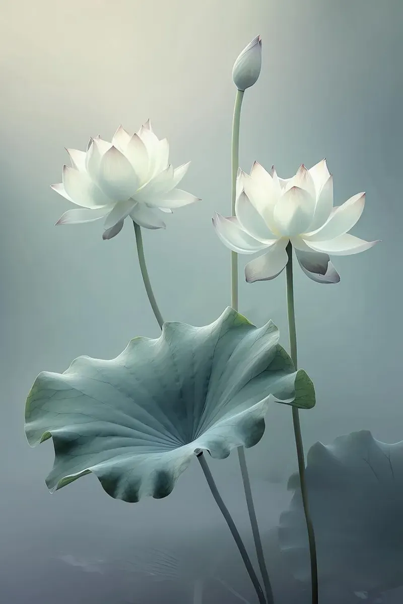 Những ảnh hoa sen buồn đầy cảm xúc, lắng đọng