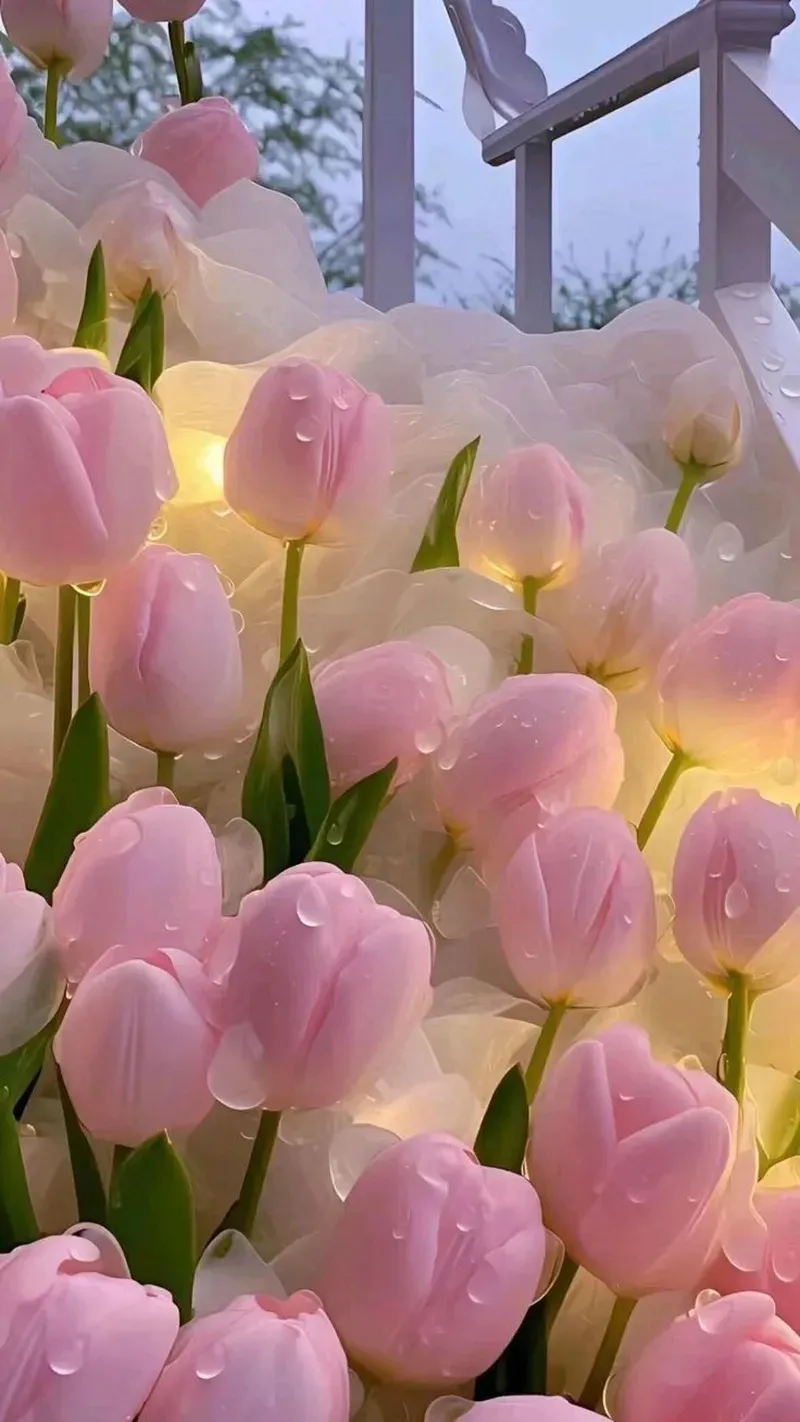 Chiêm ngưỡng hình ảnh hoa tulip chill nhẹ nhàng, tinh tế