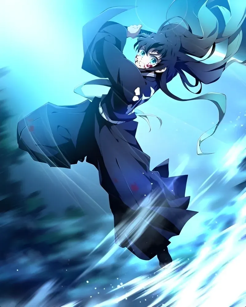 Tokito Muichiro cute với biểu cảm ngây thơ cực chất