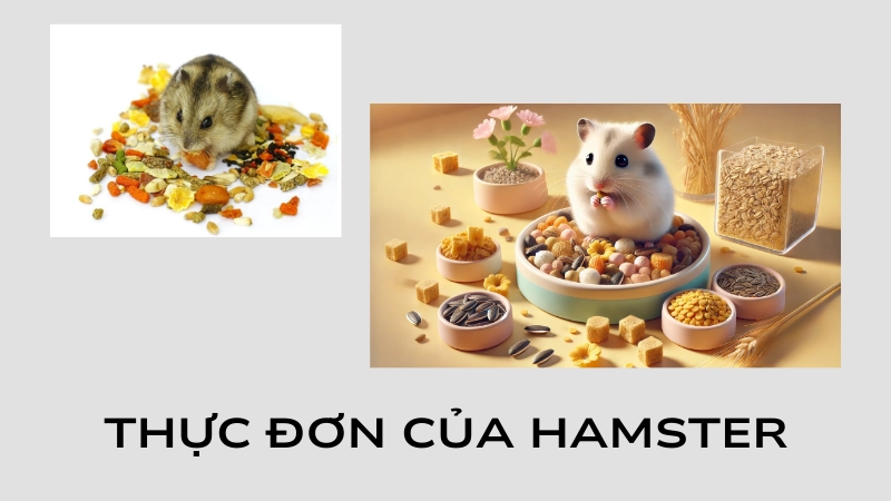 Thực đơn giúp hamster khỏe mạnh hơn
